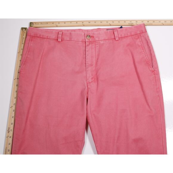 Vineyard Vines Mens Slim Fit Breaker Pant Flat Front Chino Pants 38x32 - Picture 4 of 6